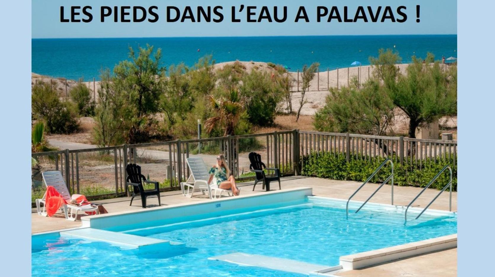 Les Pieds Dans L'Eau A Palavas ! Mer A 50 M ! Mhome 6 Pers Climatise T Confort Camping 4 Etoiles ภายนอก รูปภาพ
